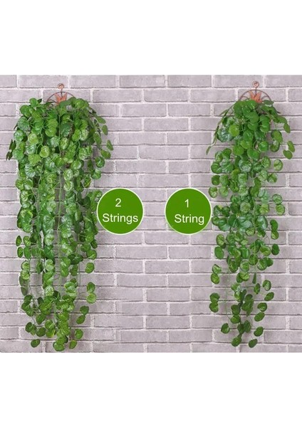 Üzüm 1 String 90 cm Yeşil Yapay Yapraklar Bitkiler Asma Düğün Parti Ev Bahçe Çit Dekorasyon Rattan Duvar Asılı Sarmaşık Ivy Garland (Yurt Dışından)