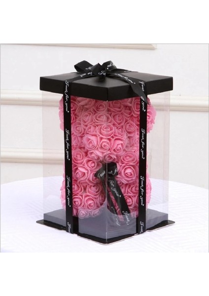 Bordo 25 cm Gül Ayı Yapay Çiçekler Ayı ile Noel Sevgililer Günü Hediyesi Doğum Günü Hediyesi Düğün Parti Için (Yurt Dışından) modelleri