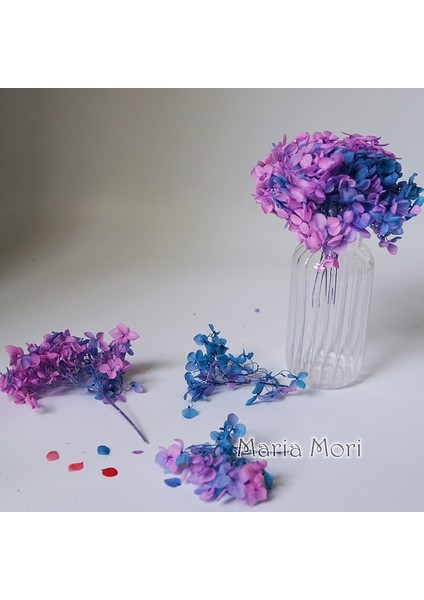 Renk S023 20G Renkli Korunmuş Ortanca Ev Dekorasyon Düğün Dekorasyon Küçük Yaprak Anna Ortanca Epoksi El Yapımı Dıy Malzeme (Yurt Dışından) indirimleri