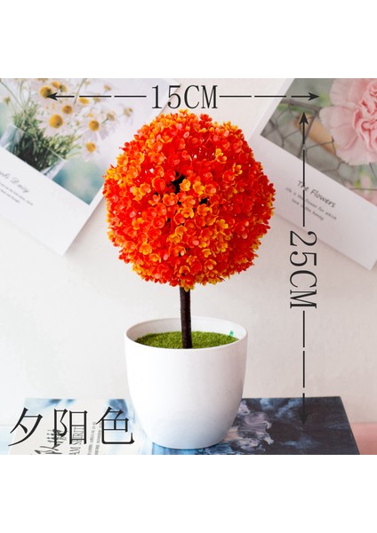 51 Sümbül Beyaz Kiraz Kartopu Simülasyon Bitki Saksı Çim Topu Bonsai Küçük Ağaç Ev Dekorasyon Çiçek Süsler Yaratıcı Mini Top (Yurt Dışından) fırsatları