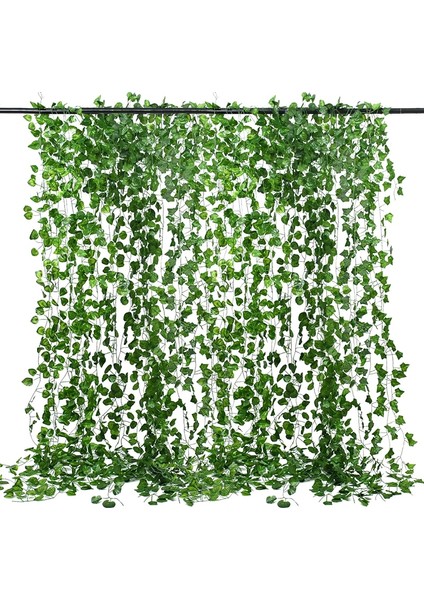 B08-3PCS 2.1m 3 Adet Yapay Yeşil Sarmaşık Yaprağı Bitkiler Asma Asılı Çelenk Sahte Yeşillik Çiçek Ev Mutfak Bahçe Düğün Duvar Dekor Için (Yurt Dışından) indirimleri