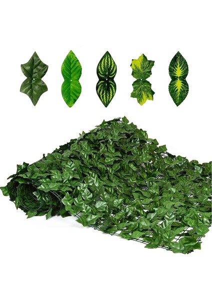 Stil 2 Yeşil Dereotu 1m x 1m Yapay Çit Yaprağı Çit Sarmaşık Yaprak Dökmeyen Çit Yanlış Yaprak Gizlilik Ekranı Sahte Eskrim Paneli Dış Mekan Arka Bahçe Balkon Dekorasyonu (Yurt Dışından)