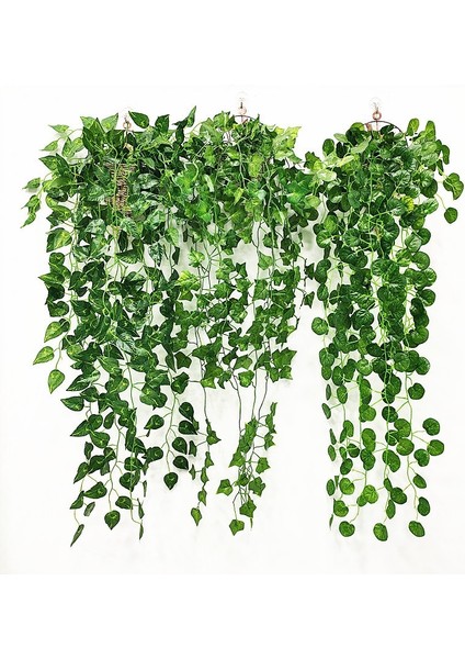 Stil 1 1 Adet Yapay Bitki Sarmaşıklar Duvar Asılı Rattan Yapraklar Dalları Açık Bahçe Ev Dekorasyon Plastik Sahte Ipek Yaprak Yeşil Bitki Sarmaşık (Yurt Dışından)