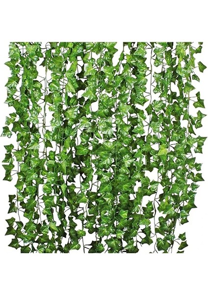 G01-2.3M 3 Adet 2.1 M Sahte Sarmaşık Yaprakları Yapay Ivy Garland Yeşillik Sarmaşıklar Düğün Dekor Için Estetik Ipek Sarmaşık Sarmaşıklar Duvar Dekor (Yurt Dışından) fiyatları