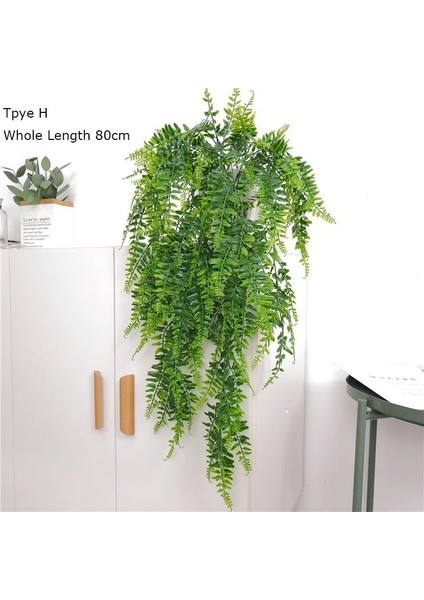 O 1 Adet 70CM Yapay Yeşil Bitkiler Asılı Sarmaşık Yaprakları Turp Deniz Yosunu Üzüm Sahte Çiçekler Asma Ev Bahçe Duvarı Parti Dekorasyon (Yurt Dışından) indirimleri