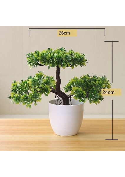Lingzhishu Yeşil Yapay Bitkiler Saksı Bonsai Yeşil Küçük Ağaç Bitkiler Sahte Çiçekler Saksı Süsler Ev Bahçe Dekor Için Parti Otel Dekor (Yurt Dışından) fiyatları