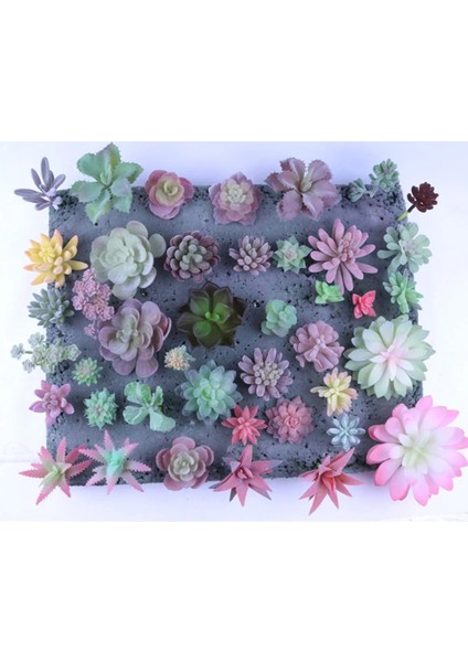 Stil 9 Yapay Succulents Bitki Simülasyonu Sahte Succulents Saksı Bitki Minyatür Sahte Bitkiler Sahte Succulents Ev Ofis Dekor (Yurt Dışından) modelleri