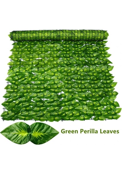 Yeşil Perilla Yaprakları 2 Metre x 1 Metre Yapay Yaprak Çit Panelleri 4/3/2/1 M Uzun Sahte Sarmaşık Çit Sahte Yapraklar Gizlilik Çiti Bahçe Çiti Balkon Teras Veranda Ekranı (Yurt Dışından) fiyatları