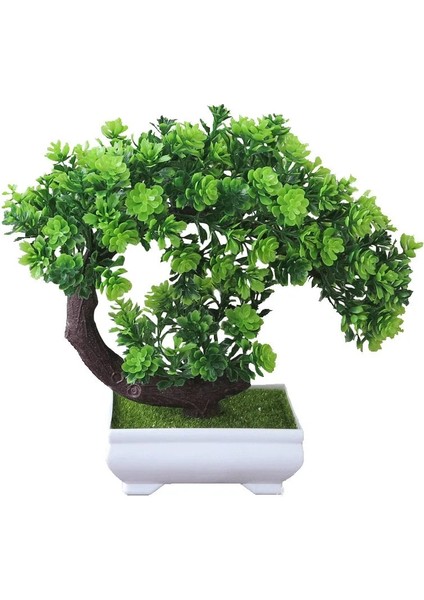 Açık Sarı Sakura Kartopu Simülasyon Bitki Saksı Çim Topu Bonsai Küçük Ağaç Ev Dekorasyon Çiçek Süs Yaratıcı Mini Top (Yurt Dışından) modelleri