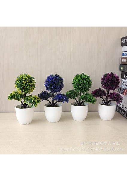 Açık Sarı Sakura Kartopu Simülasyon Bitki Saksı Çim Topu Bonsai Küçük Ağaç Ev Dekorasyon Çiçek Süs Yaratıcı Mini Top (Yurt Dışından) indirimleri