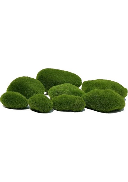 10 Adet 4x5 cm 10 Adet/takım 4 Boyutları Yapay Yosun Kayalar Dekoratif, Yeşil Yosun Topları, Çiçek Düzenlemeleri Için Bahçeler ve Işçiliği (Yurt Dışından)