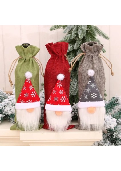 Stil 13 Noel Şarap Şişesi Kapağı Merry Christmas Süslemeleri Ev Için Noel Süs Noel Masa Dekor Yeni Yıl 2024 Navidad Hediye (Yurt Dışından) modelleri