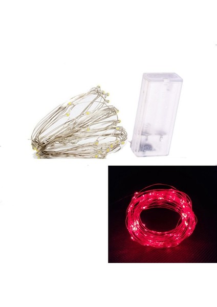 Kırmızı 10 M 100LED Yeni Yıl 2023 Garland USB Peri Dize Işık Noel Süslemeleri Ev Için Noel Süsleri Noel Hediyeleri Noel Ağacı Dekoru (Yurt Dışından)