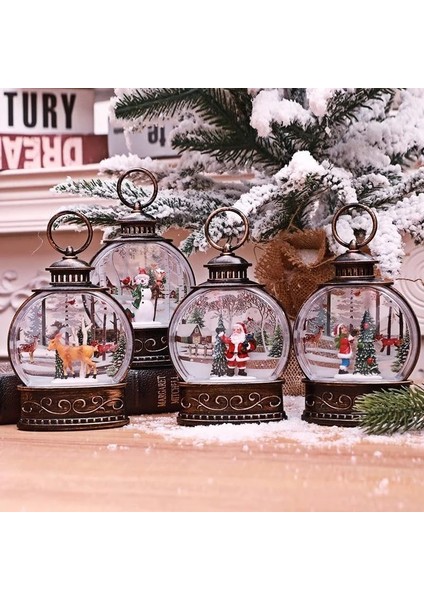 Çocuklar ve Ağaçlar 202324 Işıklı Noel Kar Küresi Fener Pille Çalışan LED Gece Lambası Kanca ile Noel Ağacı Süsleri Hediye Fikirleri 1 Adet (Yurt Dışından) fiyatları