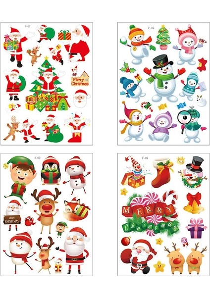 Stil 2 24X32 cm Noel Statik Etiket Vitrin Yeni Yıl 2023 Hediye Noel Süslemeleri Ev Süsler Için Noel Noel Navidad Dekor (Yurt Dışından) fiyatları