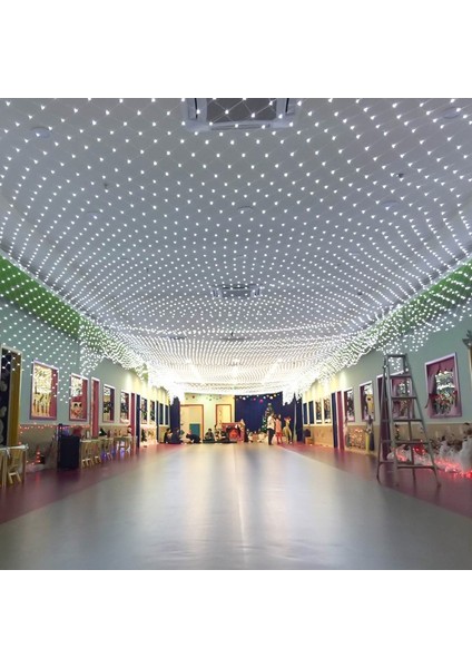 Sıcak Beyaz 2MX2M 144LED Noel Süslemeleri 3MX3M 320LED Noel Net Işık Perdesi Işık Mutlu Yeni Yıl Festoon Yılbaşı Ağacı Dekoru Navidad 2023 (Yurt Dışından) fırsatları