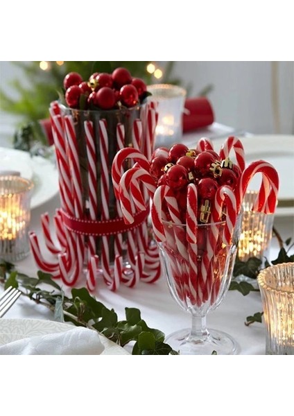 U01-1PC 1/4/6 Adet Noel Şeker Kamışı Lolipop Kolye Yılbaşı Ağacı Asılı Dekorasyon Ev Için Noel Süsleri Yeni Yıl Navidad Hediyeler (Yurt Dışından) fırsatları