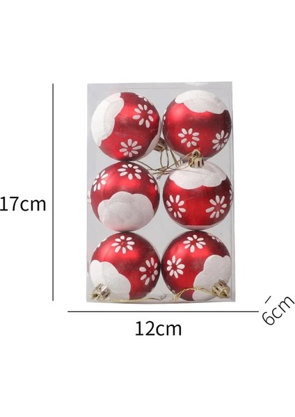 H-Kırmızı Noel Süsleri Kutulu Set Koltuk Değneği Şeker Saçağı Noel Topu Noel Ağacı Ev Dekorasyon Yeni Yıl 2023 Noel Navidad Dekor (Yurt Dışından)