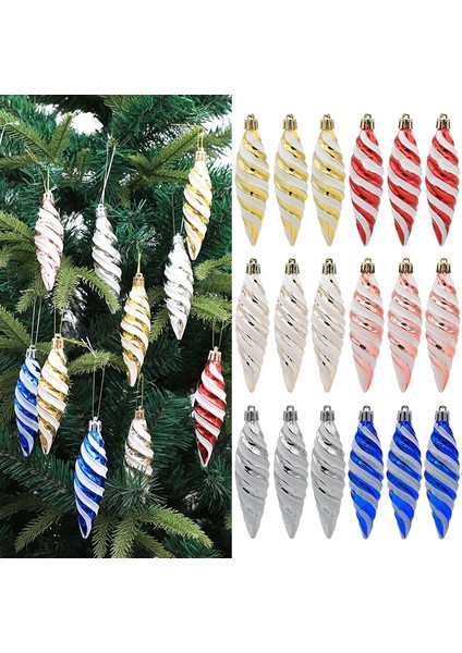 H-Kırmızı Noel Süsleri Kutulu Set Koltuk Değneği Şeker Saçağı Noel Topu Noel Ağacı Ev Dekorasyon Yeni Yıl 2023 Noel Navidad Dekor (Yurt Dışından)