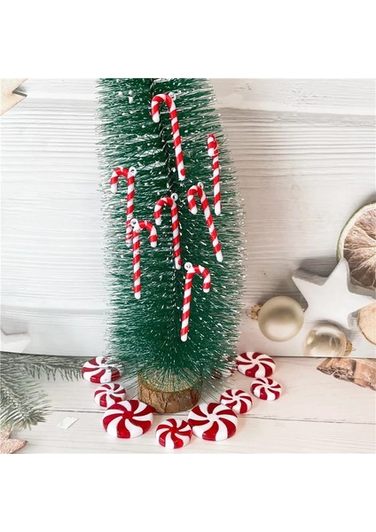 Asılamaz 10 Adet 10 Adet Plastik Noel Kırmızı Beyaz Şeker Kamışı Zanaat Noel Dekorasyon Ev Koltuk Değnekleri Noel Ağacı Süsler Dıy Yeni Yıl (Yurt Dışından)