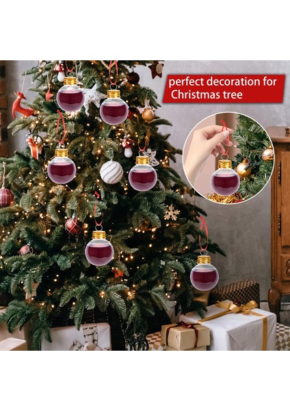 B 16 Adet 16PC 50ML Ampul Noel Dekorasyon Topu Su Şişesi Içki Dolu Noel Ağacı Süsler Suyu Ampuller Su Şişesi Parti Dekor (Yurt Dışından) modelleri