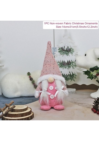 Stil 19 Gösterildiği Gibi Gnome Noel Yüzü Olmayan Bebek Ev Için Mutlu Noeller Süslemeleri 2023 Noel Süsleri Noel Navidad Noel Hediyeleri Yeni Yıl 2024 (Yurt Dışından)