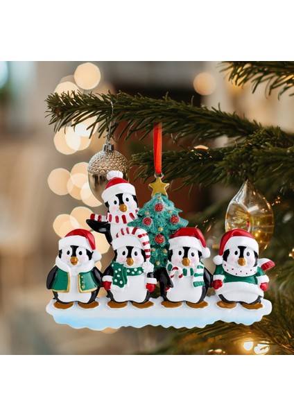 E 1 Adet Reçine Sevimli Penguen Aile Kolye Noel Yılbaşı Ağacı Süsleme Damla Süsler Hediye 2022 Yeni Yıl Partisi Ev Dekor Için (Yurt Dışından) fiyatları
