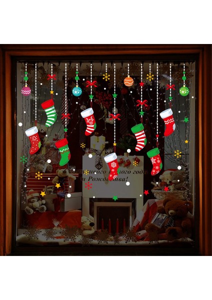 45 Merry Christmas Dekorasyon Ev Için 2022 Duvar Pencere Etiket Süsler Çelenk Yeni Yıl Festoon Noel Dekorasyon 2023 Ağacı (Yurt Dışından) modelleri