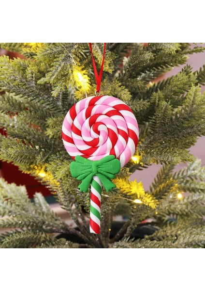 6 Adet Şeker Kolye Noel Ağacı Dekorasyon Süs Simüle Yumuşak Kil Lolipop Kırmızı Beyaz Şeker Kamışı Noel Ağacı Kolye Noel 2023 Dekor Ev Için (Yurt Dışından) modelleri