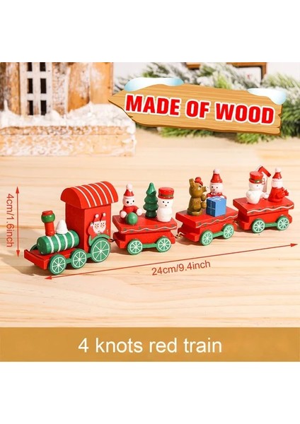 Ahşap Tren 2 Ahşap/plastik Tren Noel Süs Merry Christmas Dekorasyonu Ev Için 2023 Noel Hediyeleri Noel Natal Navidad Yeni Yıl 2024 (Yurt Dışından) fiyatları