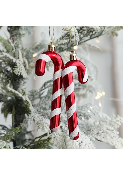 Kırmızı Geyik Noel Süsleri 2 Adet Koltuk Değneği Santa Kardan Adam Elk Noel Ağacı Kolye 2022 Noel Dekorasyon Ev Noel Hediyeleri Için Navidad Dekor (Yurt Dışından)