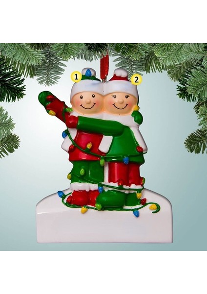 A2 Video Açıklamasına Dikkatlice Bakın Noel Asılı Kolye Aile Dıy Adı Nimet Yeni Yıl Noel Ağacı Damla Süsleme Dekorasyon (Yurt Dışından)