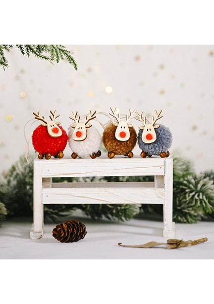 4 Adet Geyik 4 Adet/grup Noel Ağacı Süsleri Çok Renkli Geyik Kolye 2021 Noel Ağacı Süslemeleri Noel Çocuklar El Sanatları Parti Kaynağı Için (Yurt Dışından) modelleri
