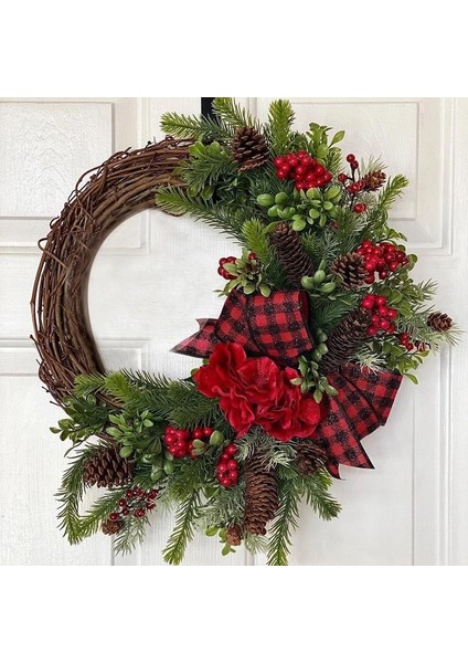 10 Adet B01 Noel Dekorasyon Doğal Rattan Çelenk Sahte Suni Çam Kozalağı Yuvarlak Kalp Yıldız Düğün Çelenk Garland Ev Dıy El Sanatları Dekor (Yurt Dışından) modelleri