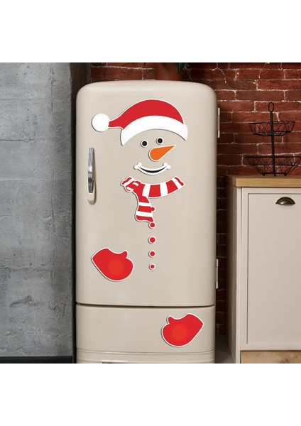 Kardan Adam 3 Buzdolabı Mıknatısı Mıknatıs Buzdolabı Mıknatısı Buzdolabı Noel Kardan Adam Yüz Mutfak Buzdolabı Duvar Çıkartmaları Sanat Sevimli Gülen Duvar Çıkartmaları (Yurt Dışından)