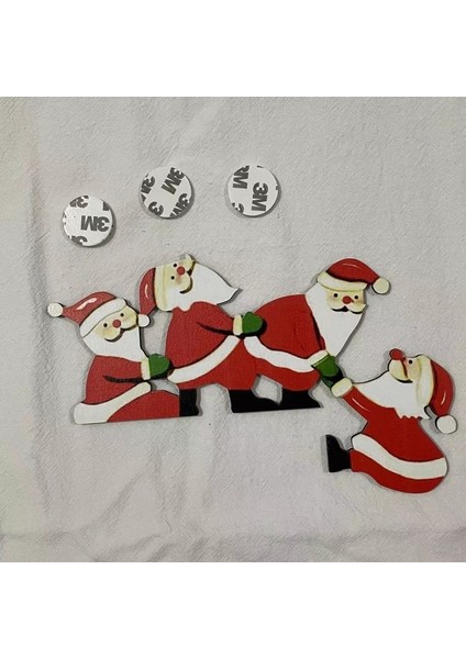 Stil 2 Noel Kapı Çerçevesi Dekor Noel Baba Elk Ahşap Kolye Noel Ahşap Trim Süsler Ev Için Merry Christmas Süslemeleri 2022 (Yurt Dışından) indirimleri