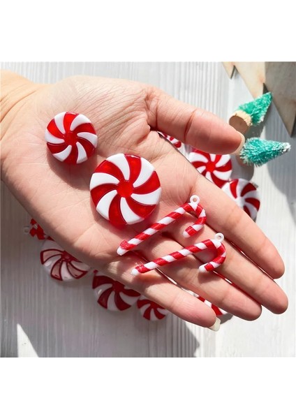 Asılamaz 12 Adet 12 Adet Eğlenceli Sahte Şeker Kolye Yılbaşı Ağacı Dekorasyon Eğlenceli Plastik Lolipop Bebek Parti Tatil Dıy Noel Süslemeleri Navidad (Yurt Dışından) fırsatları