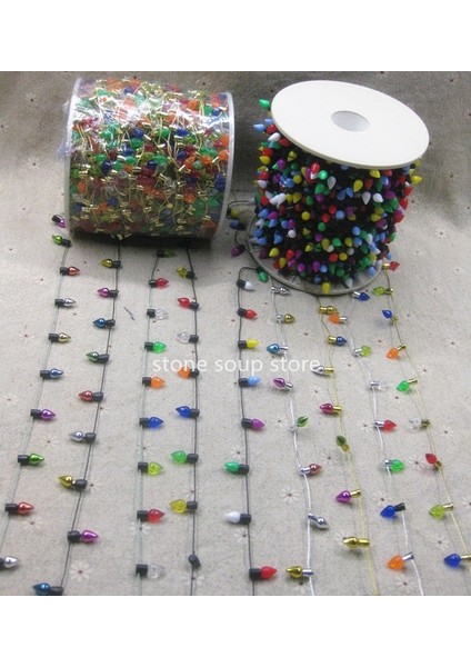 101 Kaplama Gümüş Kapak Örnekleri 2 Metre 2/50M Renkli Mini Plastik Dize Işıklar Işık Değil Lamba Diy Noel Ağacı Dekorasyonu Necklase Sanat Zanaat 9 Stilleri (Yurt Dışından) fiyatları