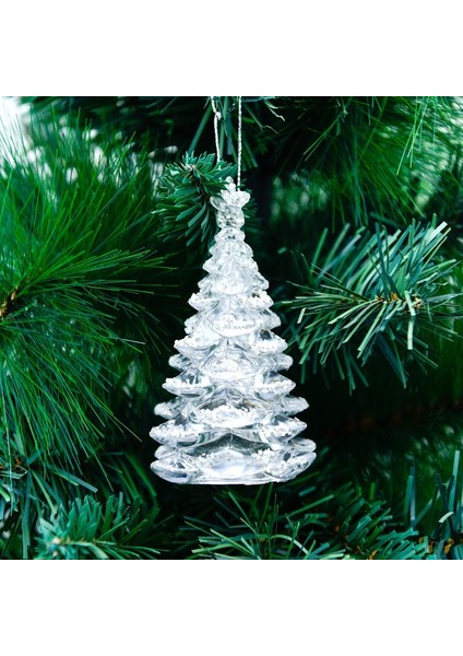 D-Şampanya Noel Ağacı Şeffaf Elk Kar Tanesi Dekorasyon Ev Noel Partisi Düğün Süsleme Çocuklar Için Asılı Kolye Noel Hediyeleri (Yurt Dışından)