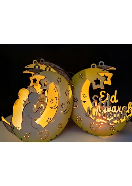 14 Ay Bayram 2022 Ramazan Kareem Dekorasyon Eid Mubarak Ay Yıldız LED Işıklar Decormubarak Müslüman Islam Festivali Parti Dıy Süslemeleri (Yurt Dışından) modelleri