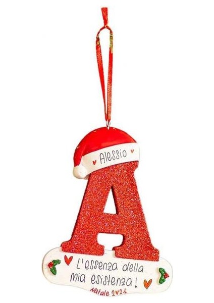 Dıy - Bir Noel Ağacı Dekorasyon Mektup Kolye 26 Harfler Ev Tatil Akrilik Dıy Kolye Noel 2022 Yeni Yıl Dekor Süsleme Navidad (Yurt Dışından)