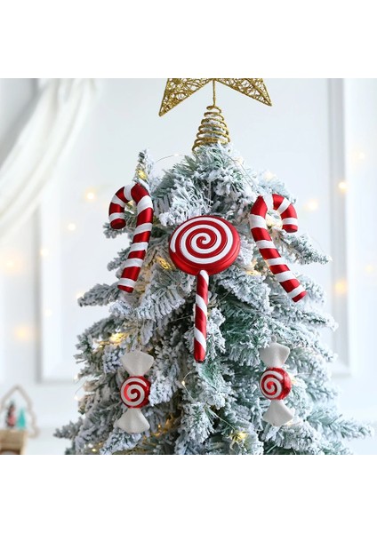 6 Adet Şeker 1 Mix Sevimli Noel Şekerleri Lolipop Noel Ağacı Topları Süs Asılı Noel Ev Dekorasyonu 2023 Navidad Doğum Noel Dekor (Yurt Dışından) fırsatları