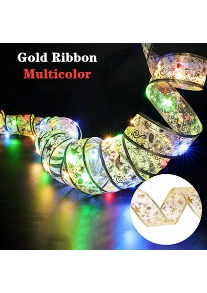 Altın-Renkli 5m Noel Şerit Peri Işık Noel Dekorasyon Dıy Yaylar Dize Işık Ağacı Süsleri Ev 2023 Noel Dekor Yeni Yıl Navidad (Yurt Dışından) fiyatları