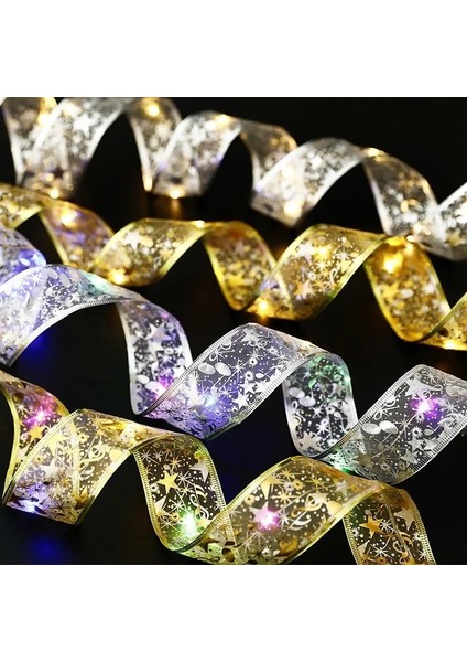 Altın-Renkli 5m Noel Şerit Peri Işık Noel Dekorasyon Dıy Yaylar Dize Işık Ağacı Süsleri Ev 2023 Noel Dekor Yeni Yıl Navidad (Yurt Dışından) indirimleri