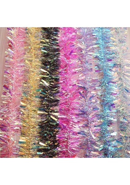 E 7 cm 2 M 5/7/9 cm Noel Gökkuşağı Renkli Tinsel Garland Tel Ev Dekor Çelenk Noel Ağacı Dekorasyon Düğün Dıy El Sanatları Parti Malzemeleri (Yurt Dışından) fiyatları
