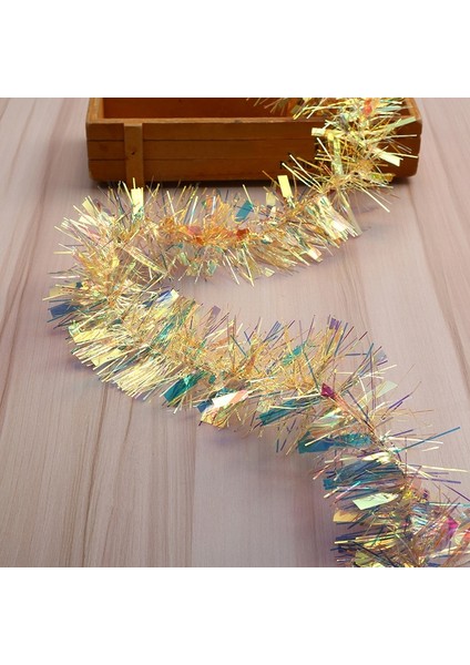 E 7 cm 2 M 5/7/9 cm Noel Gökkuşağı Renkli Tinsel Garland Tel Ev Dekor Çelenk Noel Ağacı Dekorasyon Düğün Dıy El Sanatları Parti Malzemeleri (Yurt Dışından) indirimleri