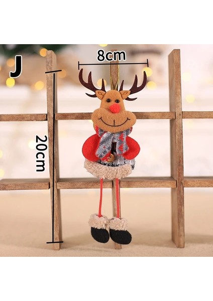 J 2023 Mutlu Yeni Yıl Noel Süsler Dıy Noel Hediyesi Noel Baba Kardan Adam Ağacı Kolye Bebek Ev Noel Doğum Süslemeleri Için Asın (Yurt Dışından)