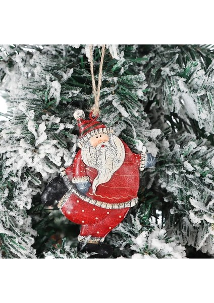 7x9.5cm-1pc 1pc Noel Melek Metal El Sanatları Hediye Kolye Beyaz Elbise Kız Asılı Dekorlar Damla Süsleme Parti Malzemeleri Festivali Aksesuarları (Yurt Dışından)