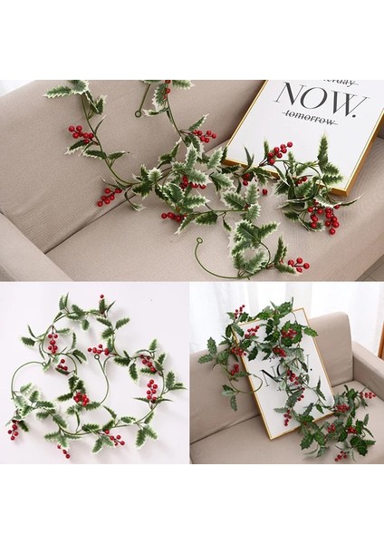 200 cm Noel Rattan 200 cm Noel Rattan Çelenk Noel Ağacı Rattan Asılı Süsleme Ev Duvar Dekoru Yenı Yıl Düğün Parti Malzemeleri (Yurt Dışından)