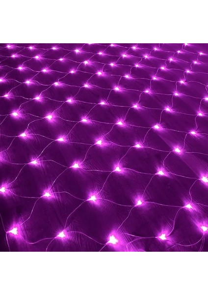 Mor 1.5mx1.5m 96LED Noel Süslemeleri 3MX3M 320LED Noel Net Işık Perdesi Işık Mutlu Yeni Yıl Festoon Noel Ağacı Dekor Navidad 2023 (Yurt Dışından)